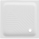 Piatto doccia quadrato in ceramica, 80x80 cm, 10 cm di altezza