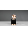 Piccolo Lumetto Tavolo Judy Velluto Nero Ø11 cm Trio Lighting