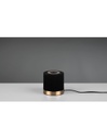 Piccolo Lumetto Tavolo Judy Velluto Nero Ø11 cm Trio Lighting