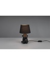 Lume Da Tavolo Chita Ceramica Scimmietta &quot;Non Parlo&quot; Nero Trio Lighting