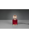 Lumetto Comodino Judy Velluto Rosso Ø11 cm Trio Lighting