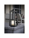 Lumetto Led per Esterno Effetto Candela Loja IP44 Nero Trio Lighting