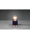 Lumetto Tavolo Judy Velluto Blu Ø11 cm Trio Lighting
