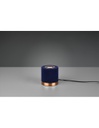 Lumetto Tavolo Judy Velluto Blu Ø11 cm Trio Lighting
