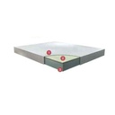 Materasso singolo sfoderabile in memory cm 80x190xh.21 cm EFFEZ