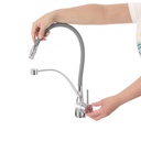 Miscelatore Lavello con Canna in silicone serie KITCHEN