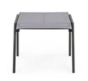 Poggiapiedi arredo giardino alluminio antracite Cruise cm 53 x 51 x 44