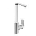 Miscelatore lavello in acciaio Canna Quadrata Serie KREO