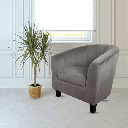 Poltrona Halong tessuto grigio EFFEZ