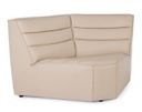 Poltrona angolo beige in legno stile design