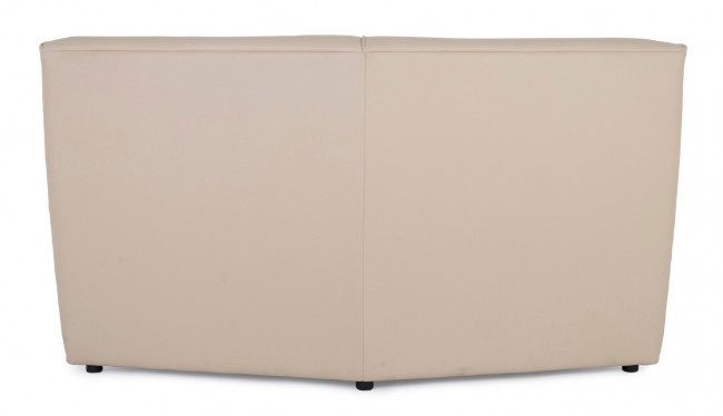 Poltrona angolo beige in legno stile design