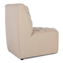 Poltrona angolo beige in legno stile design