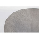 Poltrona in legno e tessuto Grigio Chiaro BELIZE 64,5x63x h76 cm