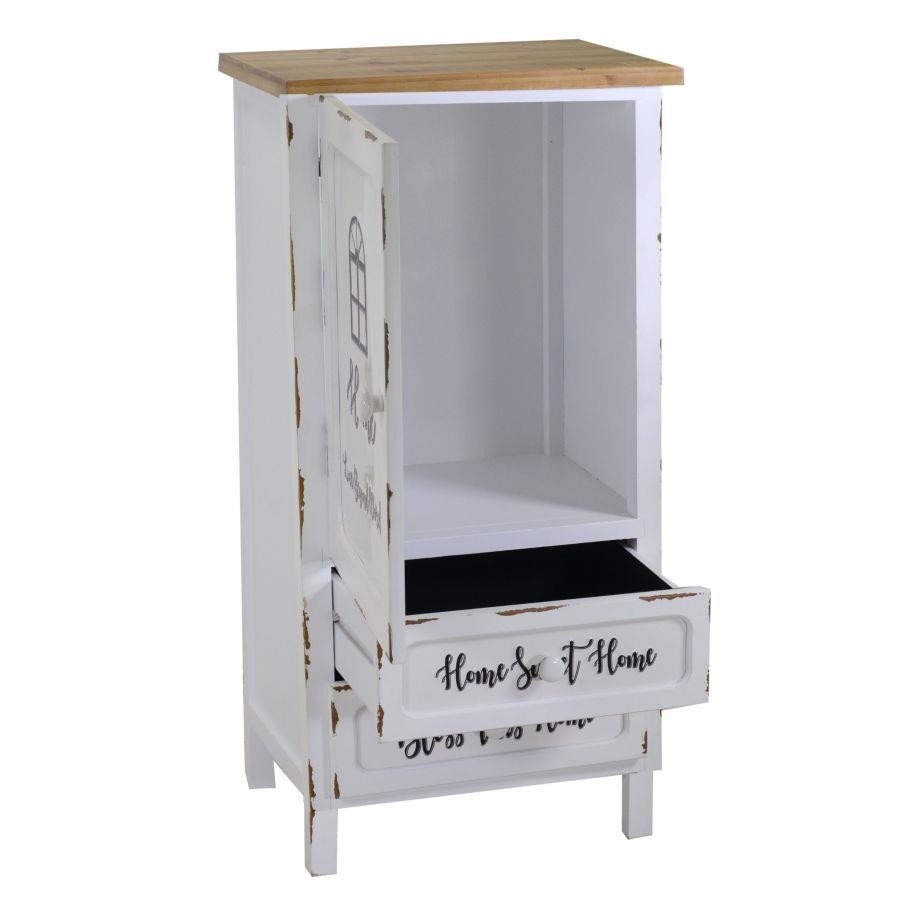 Mobile breslavia 1 anta + 2 cassetti cm 50x38h100