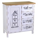 Mobile breslavia 1 anta + 4 cassetti cm 80x38