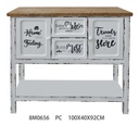 Mobile consolle breslavia home 2 ante + ripiano cm100x40x h92