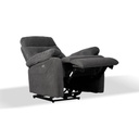Poltrona recliner elettrico grigio scuro  855 x 92 x 109 cm