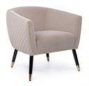 Poltrona rivestita stile atmosphere beige