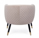 Poltrona rivestita stile atmosphere beige