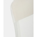 Poltrona sdraio da giardino in alluminio e tessuto Bianco CROSS 58x62,5x h110 cm (copia)