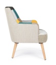 Poltrona tessuto patchwork Galatea
