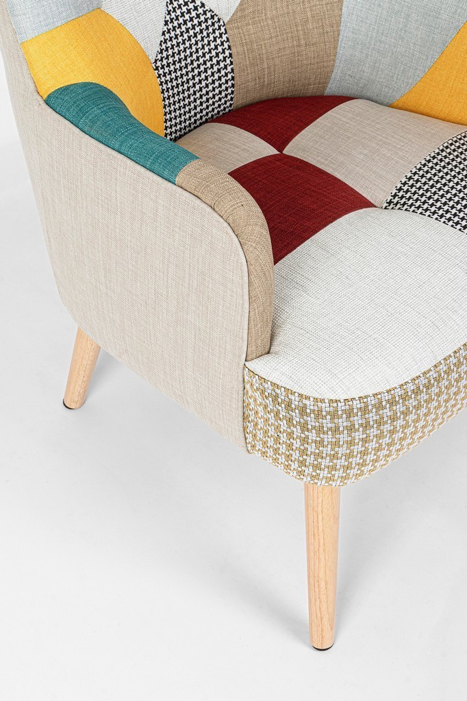Poltrona tessuto patchwork Galatea