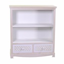 Mobile lubecca libreria 2 piani+2 cassetti cm 85x35h95