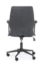 Poltrona ufficio ecopelle nero Jamie cm 67 x 58 x 93