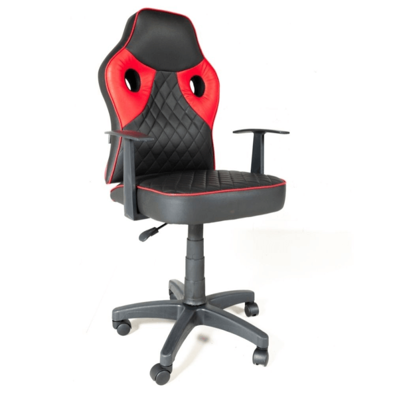 Poltrona ufficio gaming Spider nero rosso EFFEZ