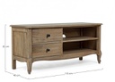 Mobile porta tv 2 cassetti in legno stile classico