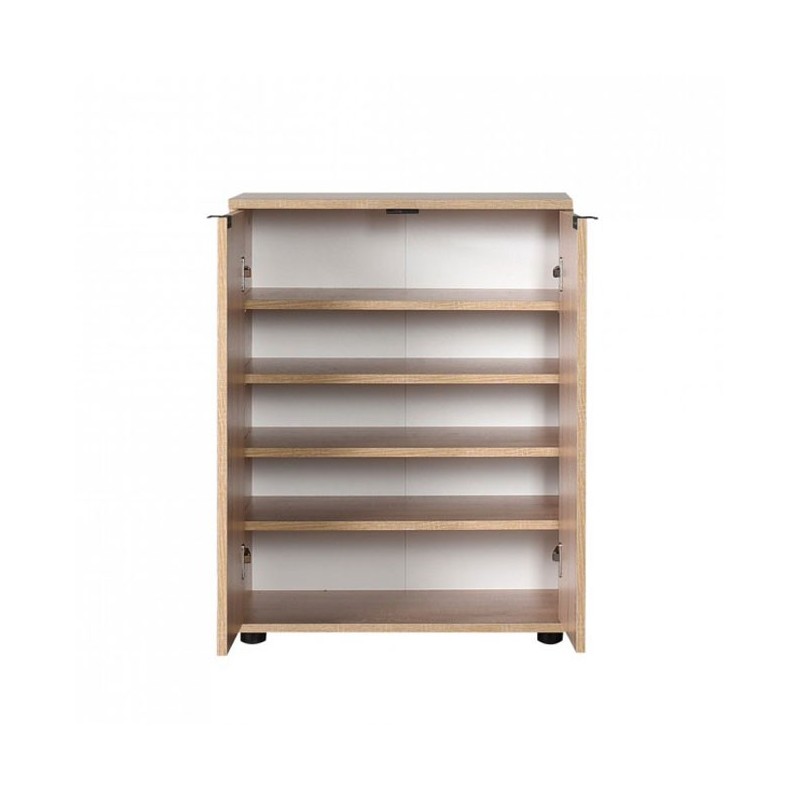Mobile scarpiera multiuso 2 ante ripiani sonoma 60x34xh.78 cm(SHC220SN1)