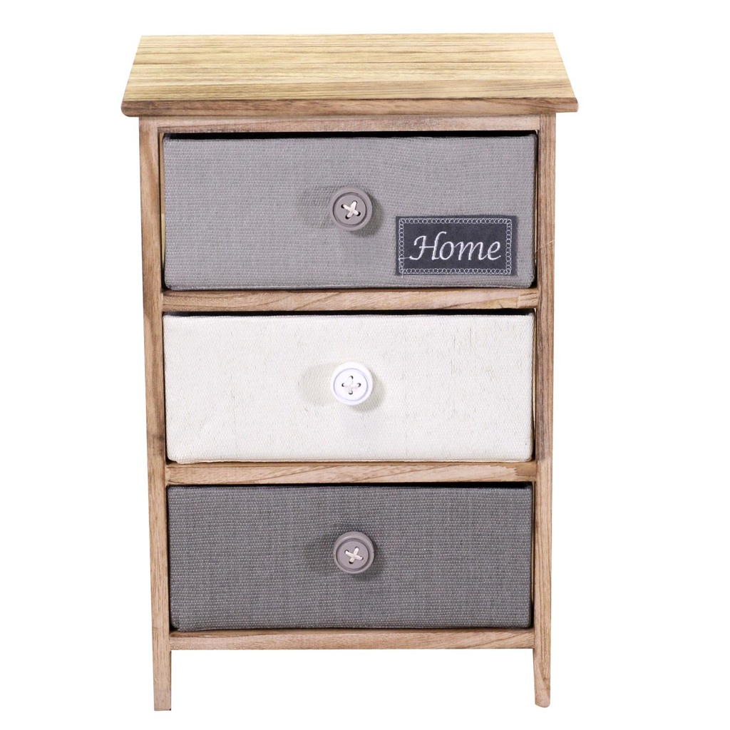 Mobiletto brenda cassettiera bottone 3 cassetti cm 40x29h58