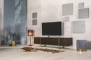 Porta TV nero-ebano 400 cm x 1800 cm H. 450 cm
