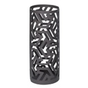 Portabicchiere metallo frecce grigio scuro tondo cm ø8h20
