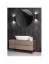 Applique Bagno Doppio Led Ray Nero IP44 Trio Lighting