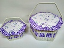 Portalavoro lavanda 1-2 esagonale cm29x29h19
