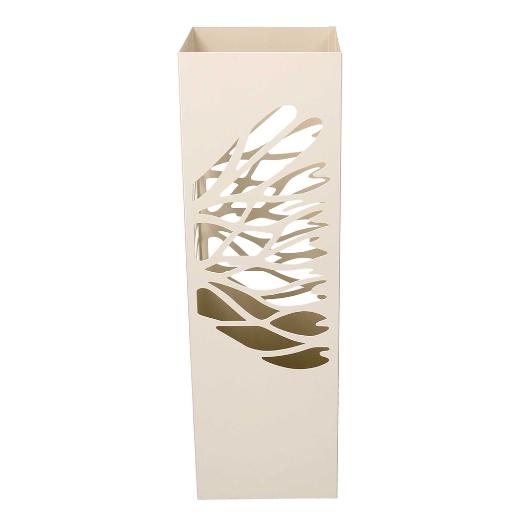 Portaombrelli metallo albero crema quadro cm 15