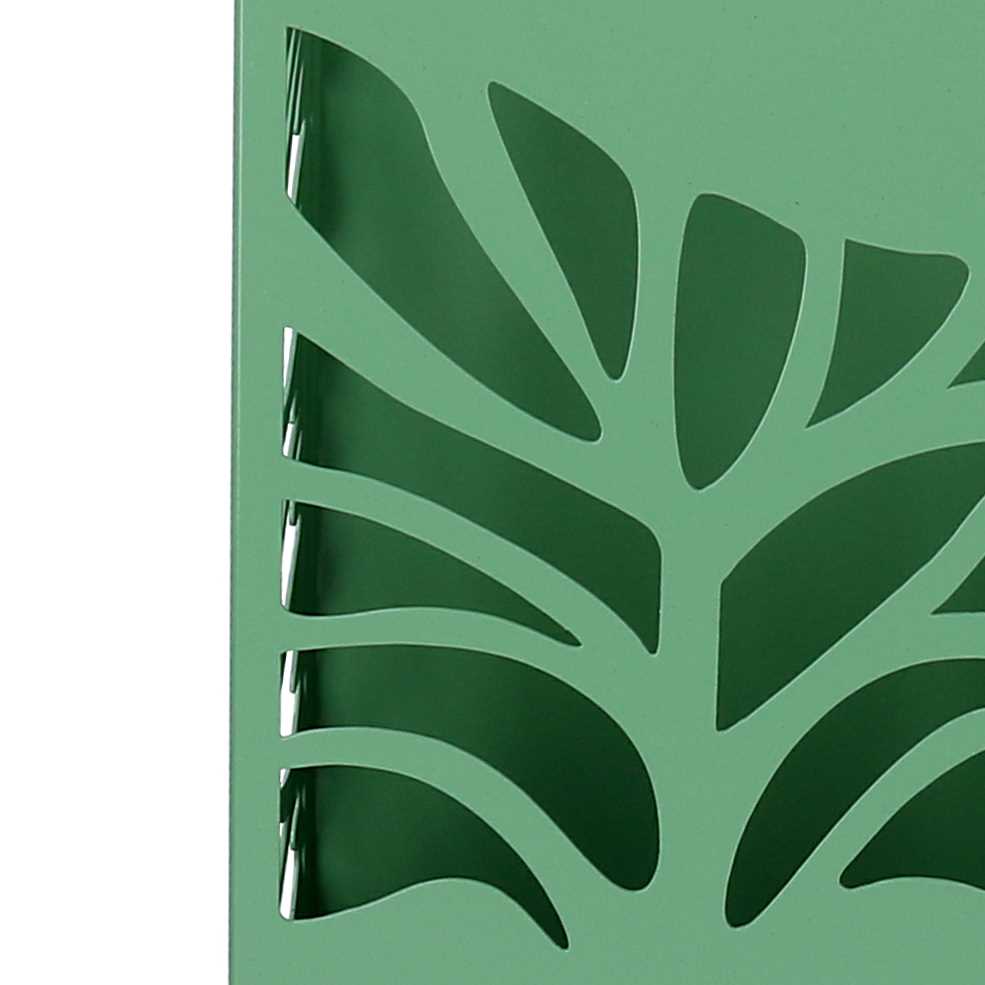 Portaombrelli metallo albero verde quadro cm 15