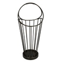 Portaombrelli metallo bronzo scuro tondo cm 32x30h52/70