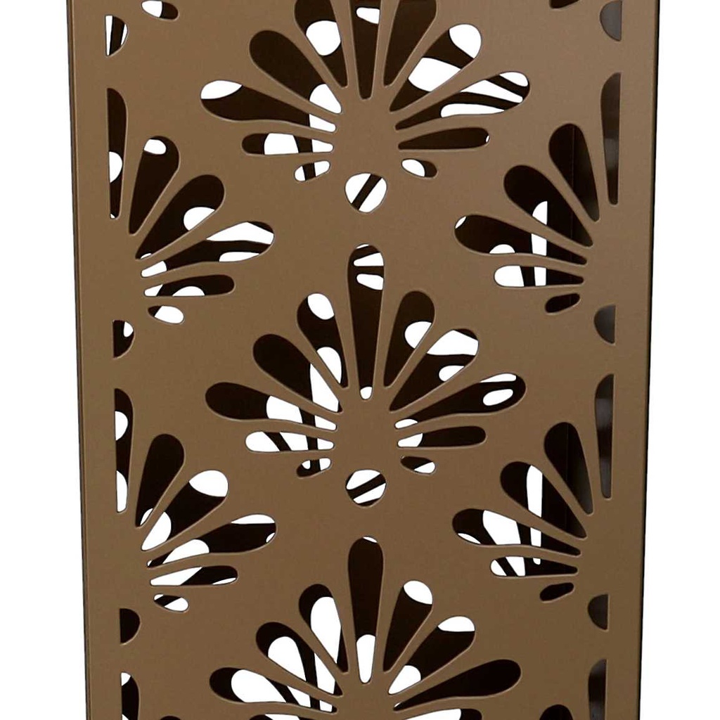 Portaombrelli metallo damasco oro quadro cm 15