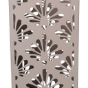 Portaombrelli metallo damasco tortora quadro cm 15