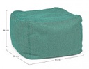 Pouf Sparrow Jade in tessuto sfoderabile