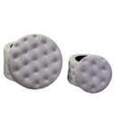 Puff contenitore velluto 1-2 grigio cm ø70h42