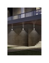 Applique Cubo Doppia Emissione Led Adaja Bianco IP54 Trio Lighting