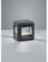 Applique Cubo Led da Esterno Logone Antracite IP65 Trio Lighting