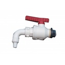 Rubinetto a sfera in nylon 3433 CHP da 1/2x20