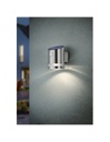 Applique Da Esterno Salta Led IP44 Nichel Con Sensore Di Movimento Trio Lighting