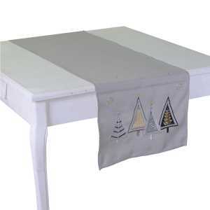 Runner tessuto stile 12 beige cm40x140