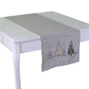Runner tessuto stile 12 beige cm40x140