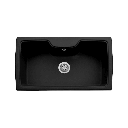 Samet Lavello 88x50 Granito Vasconenr 1 vasca nero EFFEZ